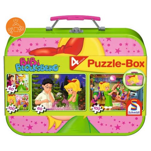 Bibi Blocksberg box, 2x60, 2x100 db (55595) - Puzzle - Kirakó