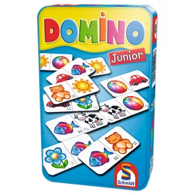    Domino Junior társasjáték fémdobozban (51240)  - Schmidt Spiele