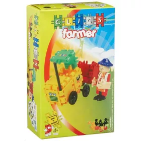 Traktor farmerrel (CC017) - Clics építőjáték 