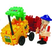 Clics Traktor farmerrel (CC017) - Építőjáték