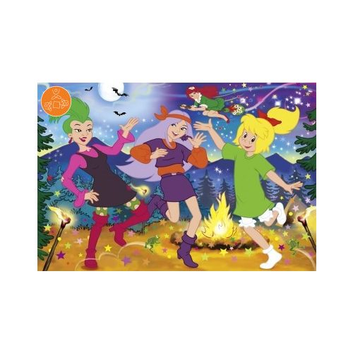 Witch party, 100 db, with sticker (55576) - Puzzle - Kirakó