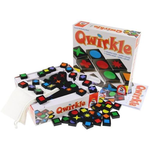 Schmidt Spiele Qwirkle - Formák, színek, kombinációk! társasjáték 