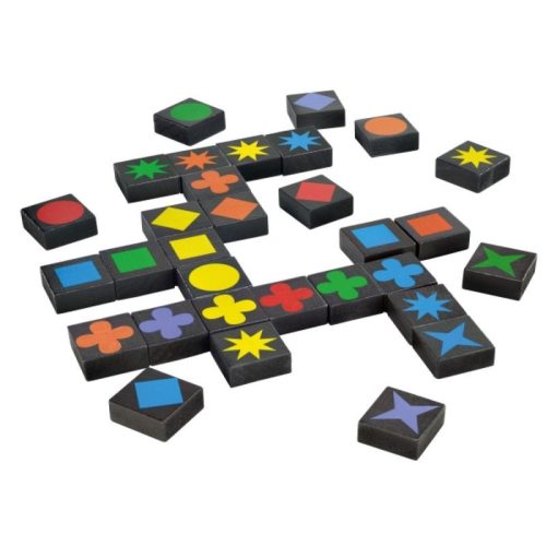 Schmidt Spiele Qwirkle - Formák, színek, kombinációk! társasjáték 