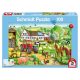  Schmidt Spiele Merry Farmyard, 100 db (56003) Gyerek Kirakó