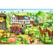 Merry Farmyard, 100 db (56003) - Puzzle - Kirakó
