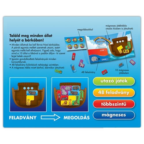 Smart Games Magnetic Travel - Noé bárkája 