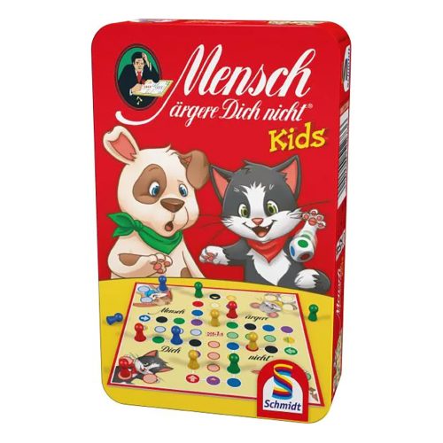 Schmidt Spiele Ki nevet a végén? társasjáték gyermekváltozat fémdobozban (51273) 