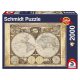 Schmidt Spiele Historical map of the world, 2000 db (58178) Kirakó