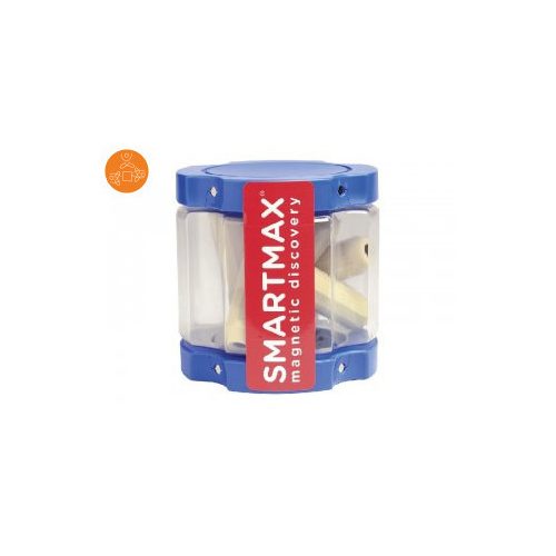 SmartMax Átlátszó tároló - 6 Sötétben világító rúddal - Építőjáték