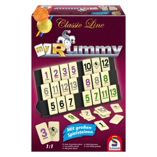 Classic Line Rummy, Nagy játéklapkákkal (49282)  - Társasjáték