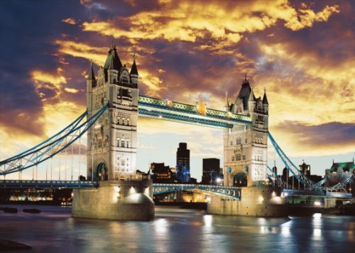 Schmidt Spiele Tower Bridge London, 1000 db (58181) Kirakó
