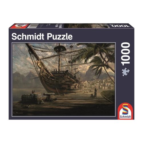 Ship at ancor, 1000 db (58183)