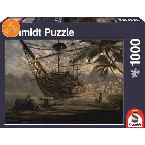 Ship at ancor, 1000 db (58183) - Puzzle - Kirakó