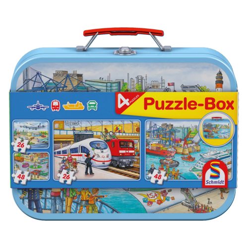 Vehicles, Puzzle-Box, 2x26, 2x48 db (56508)