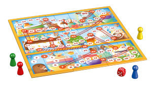 Schmidt Spiele Létrajáték társasjáték fémdobozban (51284) 