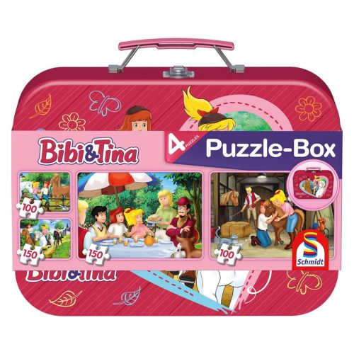 Bibi & Tina, Puzzle-Box, 2x100, 2x150 db (56509) - Puzzle - Kirakó