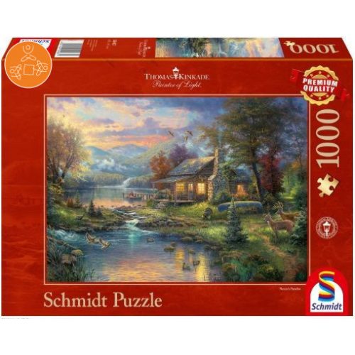 Nature's Paradise, Thomas Kinkade, 1000 db (59467) - Puzzle - Kirakó