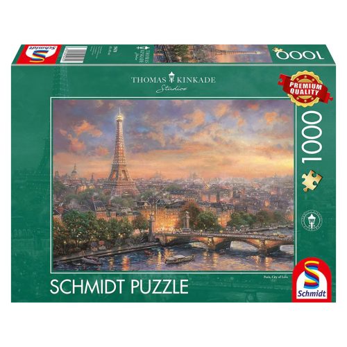  Schmidt Spiele Paris, City of Love, Thomas Kinkade, 1000 db (59470) Kirakó