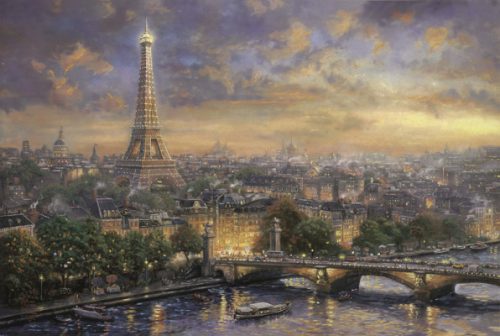 Schmidt Spiele Paris, City of Love, Thomas Kinkade, 1000 db (59470) Kirakó