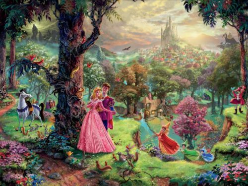 Schmidt Spiele Disney, Csipkerózsika 1000 db (59474) Kirakó