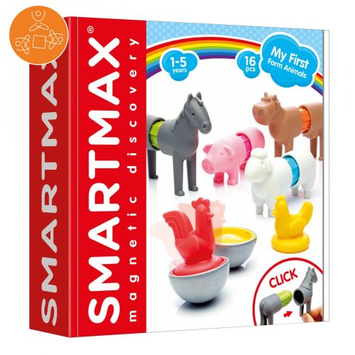 Smartmax - My First Farm Animals  - Mágneses Építőjáték 
