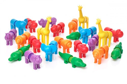 SAFARI Állatos Mágneses Építőjáték