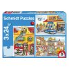  Schmidt Spiele Fire brigade and police, 3x24 db (56215) Gyerek Kirakó