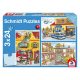 Fire brigade and police, 3x24 db (56215)