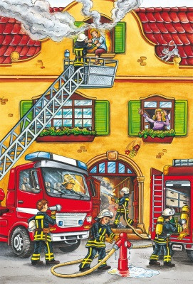 Schmidt Spiele Fire brigade and police, 3x24 db (56215) Gyerek Kirakó