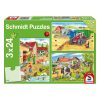  Schmidt Spiele On the farm, 3x24 db (56216) Gyerek Kirakó