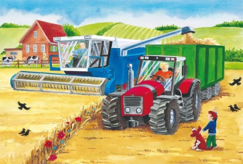 Schmidt Spiele On the farm, 3x24 db (56216) Gyerek Kirakó