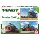  Schmidt Spiele Fendt, 3x48 db (56221) Gyerek Kirakó