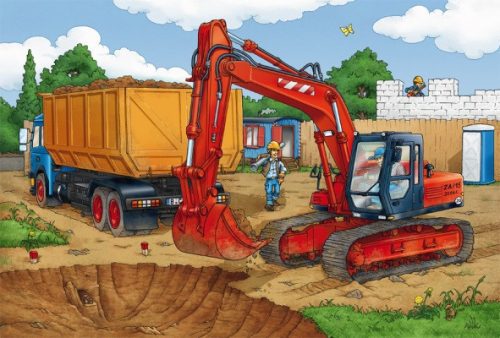 Schmidt Spiele Construction Work Ahead, 3x24 db (56200) Gyerek Kirakó