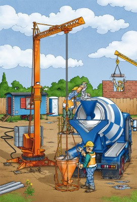 Schmidt Spiele Construction Work Ahead, 3x24 db (56200) Gyerek Kirakó