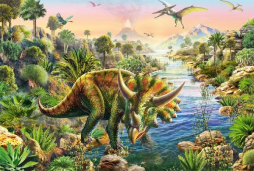 Schmidt Spiele Dinosaur Adventures, 3x48 db (56202) Gyerek Kirakó