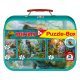  Schmidt Spiele Dinosaurs, Puzzle Box, 2x60, 2x100 db (56495) Gyerek Kirakó