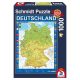  Schmidt Spiele Map of Germany, 1000 db (58287) Kirakó