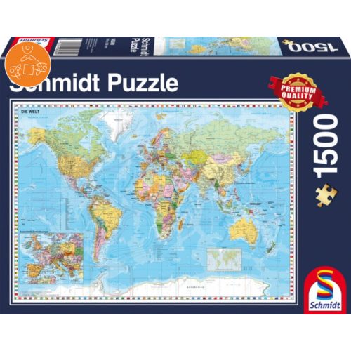 The World, 1500 db (58289) - Puzzle - Kirakó