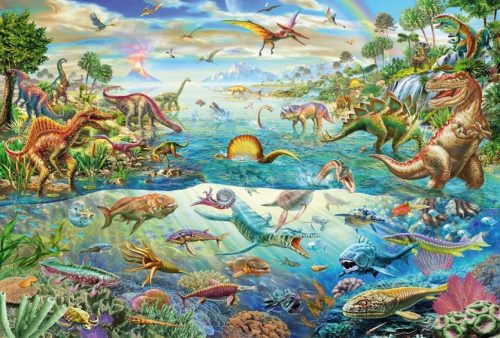 Schmidt Spiele Entdecke die Dinosaurier, 200 db (56253) Gyerek Kirakó