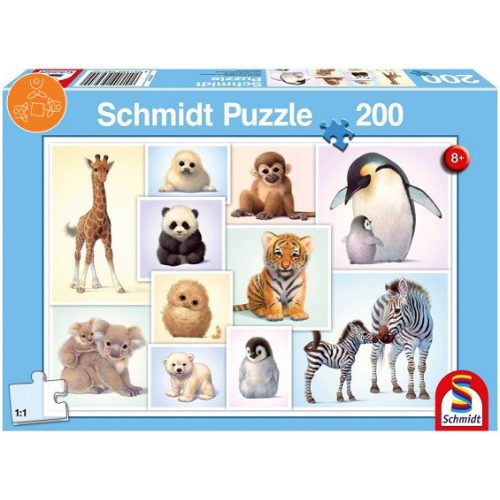 Tierkinder der Wildnis, 200 db (56270)  - Puzzle - Kirakó