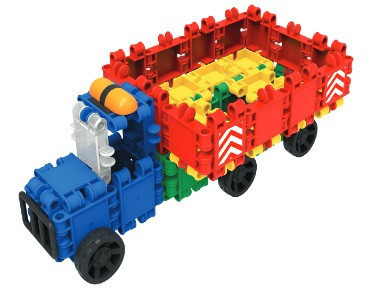 Műanyagdobozos építőkészlet (CB198) Clics építőjáték