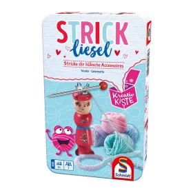   Strickliesel - Fonalas horgoló fémdobozban (51609) Készségfejlesztő játék - Schmidt Spiele 