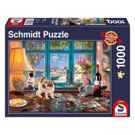 Schmidt Spiele Puzzlers Desk, 1000 db (58344) Kirakó