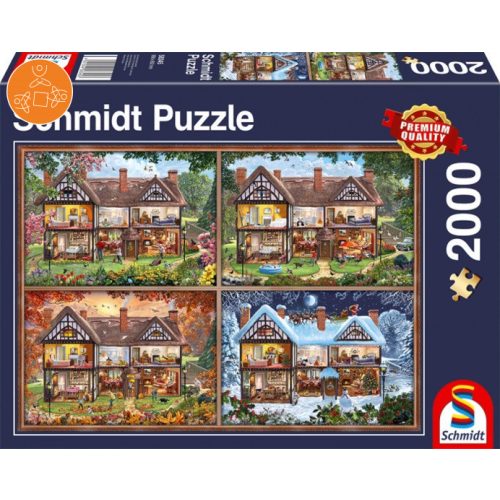 House of four seasons, 2000 db (58345)  - Puzzle - Kirakó