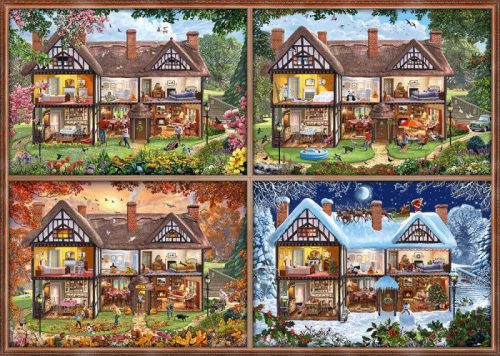 Schmidt Spiele House of four seasons, 2000 db (58345) Kirakó
