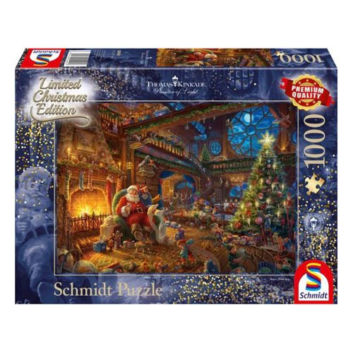  Schmidt Spiele Santa Claus and his elves, Limited Edition, 1000 db (59494) Kirakó