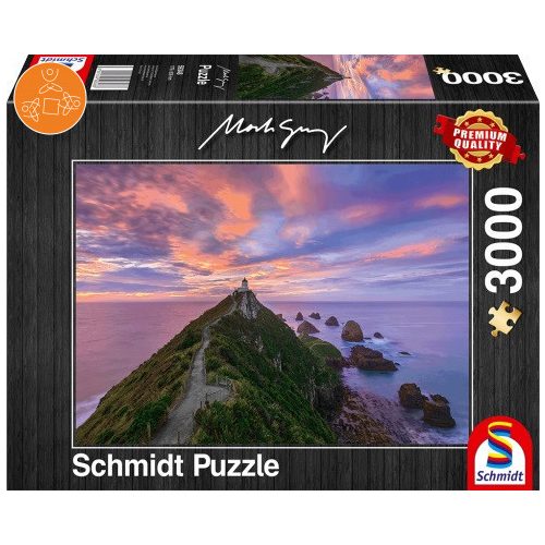 Nugget Point Lighthouse, The Catlins, South Island, 3000 db (59348)  - Puzzle - Kirakó