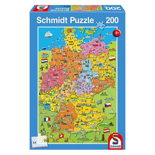 Cartoon map of Germany, 200 db (56312)