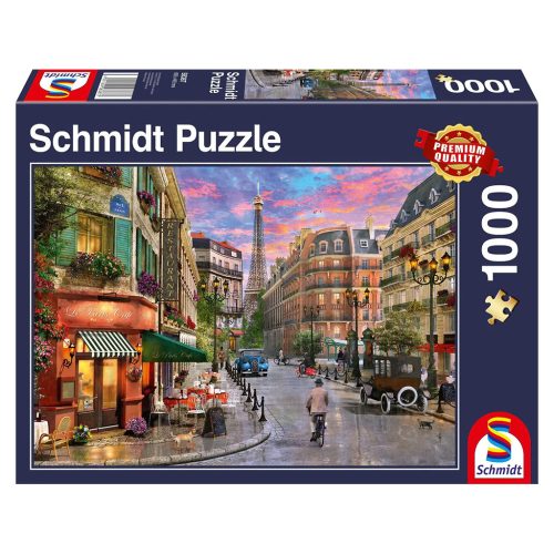 Straße zum Eiffelturm, 1000 db (58387)  - Puzzle - Kirakó