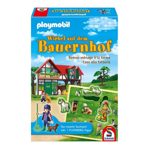  Schmidt Spiele Playmobil - Wirbel auf dem Bauernhof társasjáték (40593) 